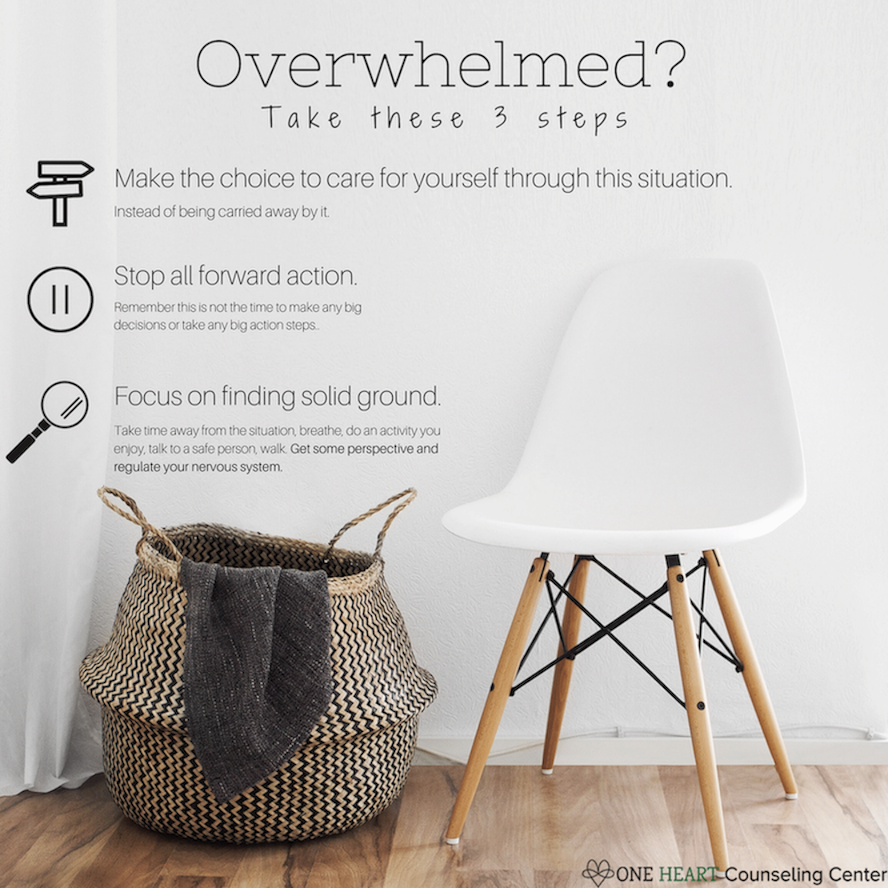 Dealing with overwhelm